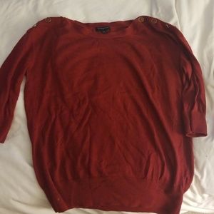 Banana Republic Red 3/4 length Sweater